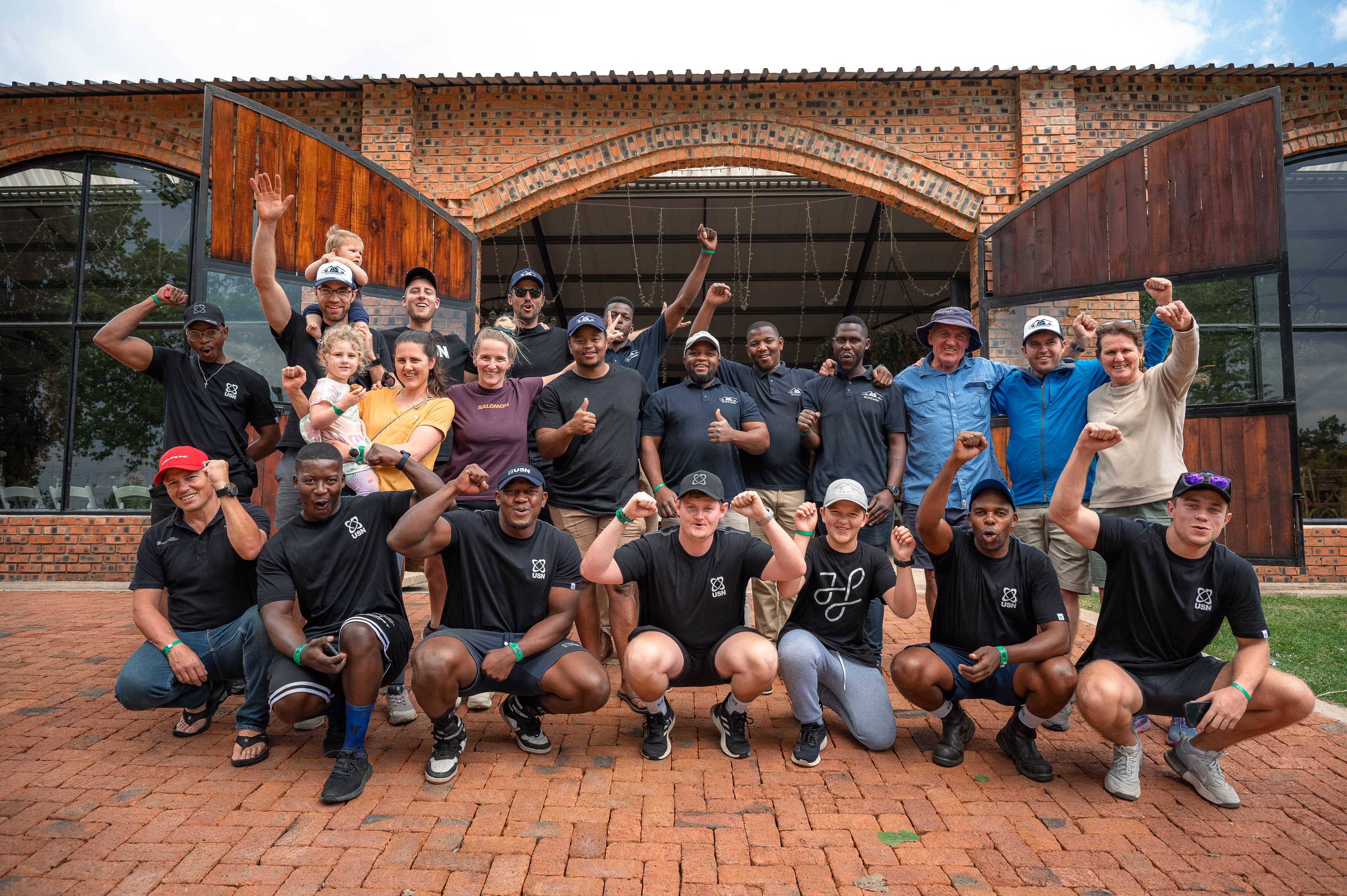 Event crew team group photo